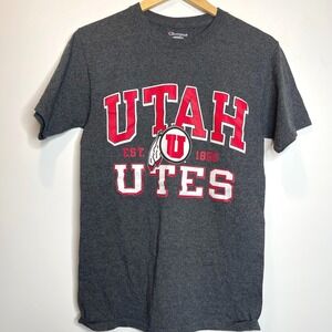 Champion Utah Utes College Logo‎ Graphic Shirt Small